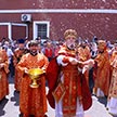 Божественная Литургия в храме Ризоположения на Донской улице в день праздника положения честной ризы Господа нашего Иисуса Христа