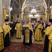 Молебное пение на новолетие с выносом иконы с частицей Ризы Господней