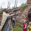 Литургия в Успенском храме в Тульской области