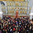 Пасхальное ночное богослужение в храме Державной иконы Божией Матери в Чертаново