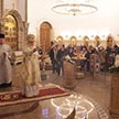 Божественная Литургия в субботу по Рождестве Христовом в храме-памятнике Живоначальной Троицы (1000-летия Крещения Руси) в Орехове-Борисове