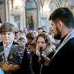 Детская Литургия и молебен на начало нового учебного года в Трапезном храме Свято-Троицкой Сергиевой Лавры
