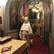 Празднование Рождества Христова в храме Положения Ризы Господней на Донской