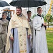Богослужение на начало строительства каменного храма