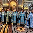 Молебен с акафистом в Храме Христа Спасителя