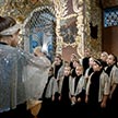 Детская Литургия и молебен на начало нового учебного года в Трапезном храме Свято-Троицкой Сергиевой Лавры