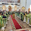 Торжественное богослужение в храме Живоначальной Троицы в Орехово-Борисово