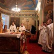 Навечерие Рождества Христова в храме Положения Ризы Господней состоялось торжественное богослужение