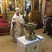 Крещение Господне в храме Положения Ризы Господней на Донской