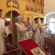 Божественная Литургия в храме Покрова Пресвятой Богородицы на Городне