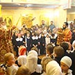 Божественная Литургия и торжественные мероприятия в храме сщмч. Петра, митр. Крутицкого, при Свято-Петровской школе