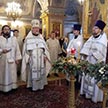 Навечерие Рождества Христова в храме Положения Ризы Господней состоялось торжественное богослужение