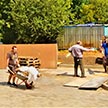 Приходской субботник в новом храме