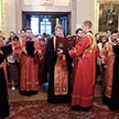 Всенощное бдение в храме Ризоположения