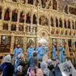 Детская Литургия и молебен на начало нового учебного года в Трапезном храме Свято-Троицкой Сергиевой Лавры