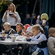 Детская Литургия и молебен на начало нового учебного года в Трапезном храме Свято-Троицкой Сергиевой Лавры