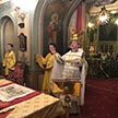 Празднование Рождества Христова в храме Положения Ризы Господней на Донской