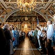 Детская Литургия и молебен на начало нового учебного года в Трапезном храме Свято-Троицкой Сергиевой Лавры