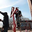 Уборка храма к Пасхе