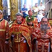 Божественная Литургия в храме Ризоположения на Донской улице в день праздника положения честной ризы Господа нашего Иисуса Христа