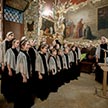 Детская Литургия и молебен на начало нового учебного года в Трапезном храме Свято-Троицкой Сергиевой Лавры