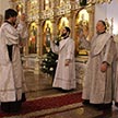 Божественная Литургия в субботу по Рождестве Христовом в храме-памятнике Живоначальной Троицы (1000-летия Крещения Руси) в Орехове-Борисове