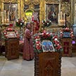 Всенощное бдение в престольный праздник Положения честной ризы Господа нашего Иисуса Христа