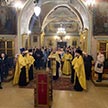 Молебное пение на новолетие с выносом иконы с частицей Ризы Господней