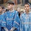 Детская Литургия и молебен на начало нового учебного года в Трапезном храме Свято-Троицкой Сергиевой Лавры