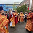 Литургия и Крестный ход в понедельник Светлой седмицы в храме Ризоположения на Донской