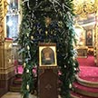 Празднование Рождества Христова в храме Положения Ризы Господней на Донской