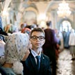 Детская Литургия и молебен на начало нового учебного года в Трапезном храме Свято-Троицкой Сергиевой Лавры