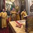 Празднование Рождества Христова в храме Положения Ризы Господней на Донской