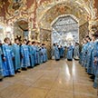 Детская Литургия и молебен на начало нового учебного года в Трапезном храме Свято-Троицкой Сергиевой Лавры