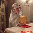 Божественная Литургия в храме Покрова Пресвятой Богородицы на Городне
