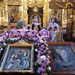 Всенощное бдение с чином выноса Честного и Животворящего Креста Господня в канун праздника Благовещения Пресвятой Богородицы и дня преставления святителя Тихона, Патриарха Московского и всея России