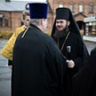 Епископ Сергиево-Посадский Фома совершил Литургию в Покровском храме на Городне