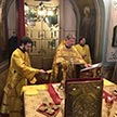Празднование Рождества Христова в храме Положения Ризы Господней на Донской