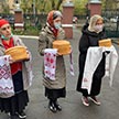 Литургия и Крестный ход в понедельник Светлой седмицы в храме Ризоположения на Донской