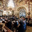 Детская Литургия и молебен на начало нового учебного года в Трапезном храме Свято-Троицкой Сергиевой Лавры