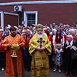 Божественная Литургия в храме Ризоположения на Донской улице в день праздника положения честной ризы Господа нашего Иисуса Христа