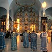 Утреня с чином Погребения Пресвятой Богородицы в храме Державной иконы Божией Матери в Чертанове