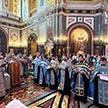 Молебен с акафистом в Храме Христа Спасителя