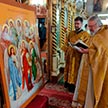 Освящение иконы для нового храма в Бирюлеве