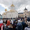 Детская Литургия и молебен на начало нового учебного года в Трапезном храме Свято-Троицкой Сергиевой Лавры