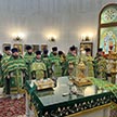 Торжественное богослужение в храме Живоначальной Троицы в Орехово-Борисово