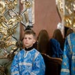Детская Литургия и молебен на начало нового учебного года в Трапезном храме Свято-Троицкой Сергиевой Лавры