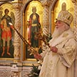 Божественная Литургия в субботу по Рождестве Христовом в храме-памятнике Живоначальной Троицы (1000-летия Крещения Руси) в Орехове-Борисове