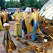 Освящение накупольного Креста