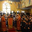 Божественная Литургия и торжественные мероприятия в храме сщмч. Петра, митр. Крутицкого, при Свято-Петровской школе